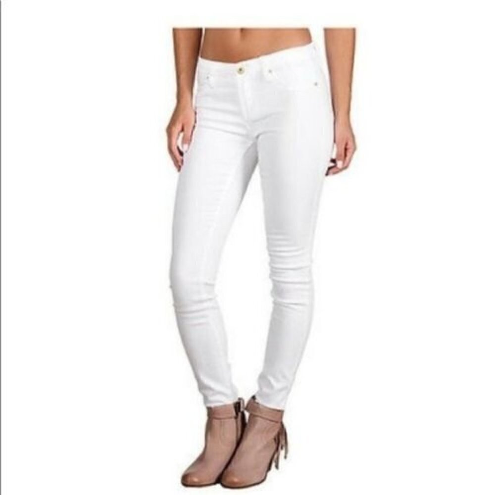 Kate Spade play hooky white skinny jeans size 25